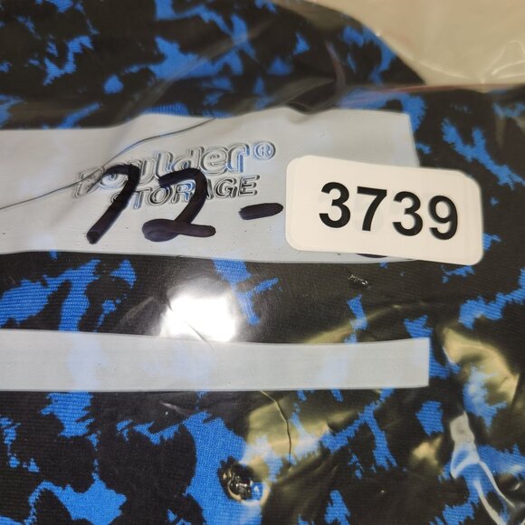 Roman Curve Womens Blue & Black Top Size 22/24 Viscose Blend 3739 - Picture 10 of 10